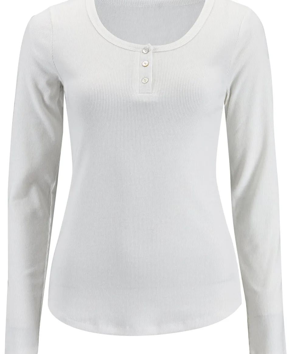Sale Women's Long Sleeve Button Up Sleep Top Women Sleepwear