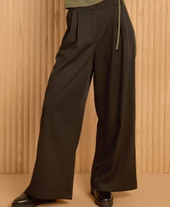 Clearance Women's Pleat Front Tailored Pant Women Pants & Leggings