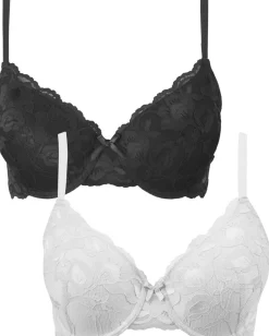 Hot Women's Regular Ruby 2 Pack Bra Women Lingerie|Womens Bras