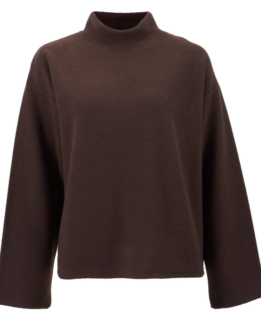 Discount Women's Rib Mockneck Top Women T-Shirts|Tops