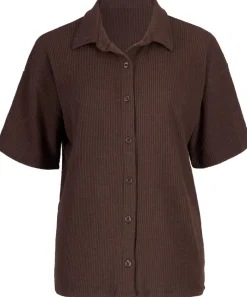 Outlet Women's Rib Short Sleeve Shirt Women Activewear & Leisure
