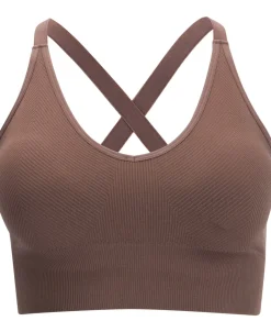 Hot Women's Rib Sports Crop Bra Women Lingerie|Activewear & Leisure
