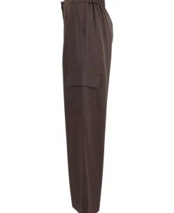 New Women's Satin Cargo Pant Women Pants & Leggings