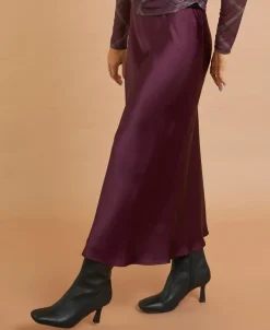 Discount Women's Satin Skirt Women Skirts