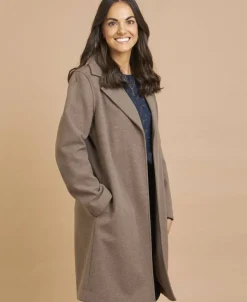 Hot Women's Soft Mid Length Jacket Women Jackets & Coats