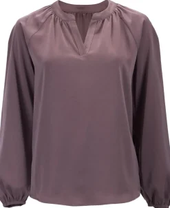 Hot Women's Soft Satin Blouse Women Tops