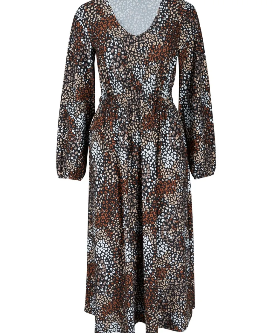 Discount Women's Soft Touch V-Neck Midi Dress Women Dresses