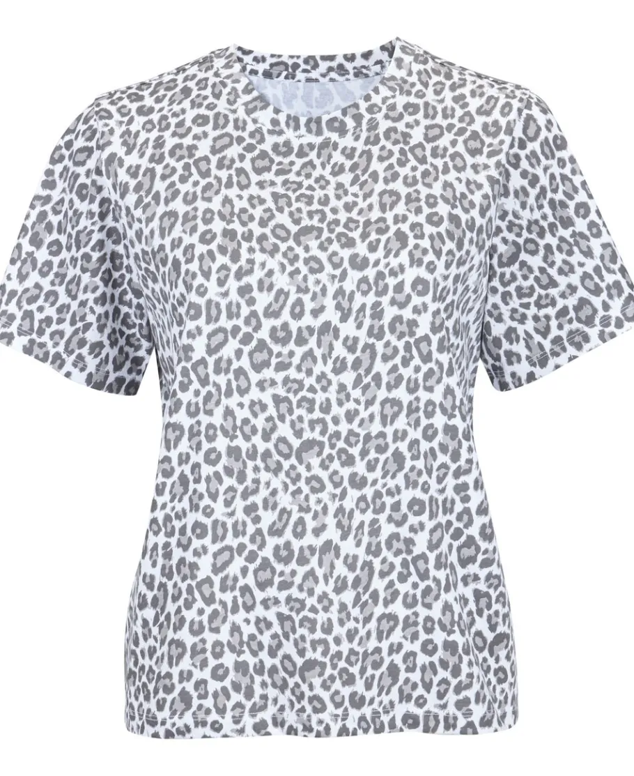 Online Women's Tee and Pant PJ Set Women Sleepwear