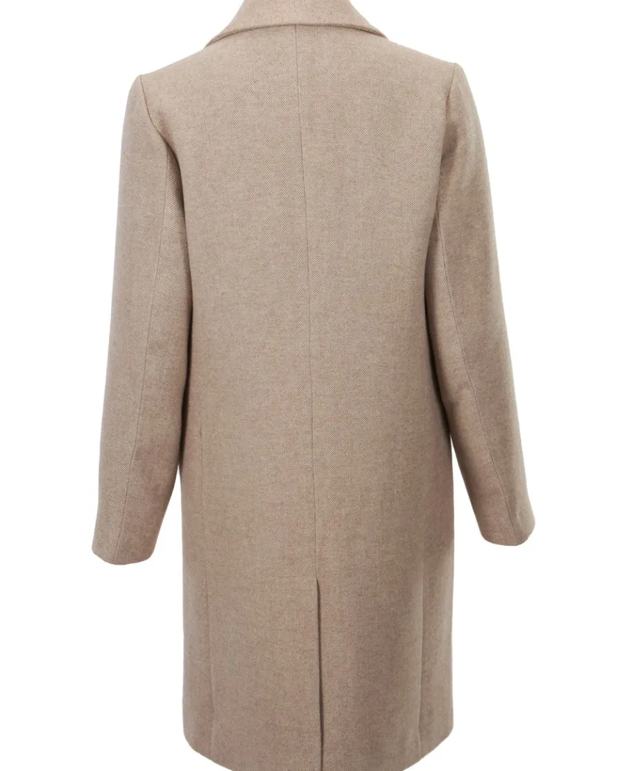 Discount Women's Textured Mid Length Coat Women Jackets & Coats