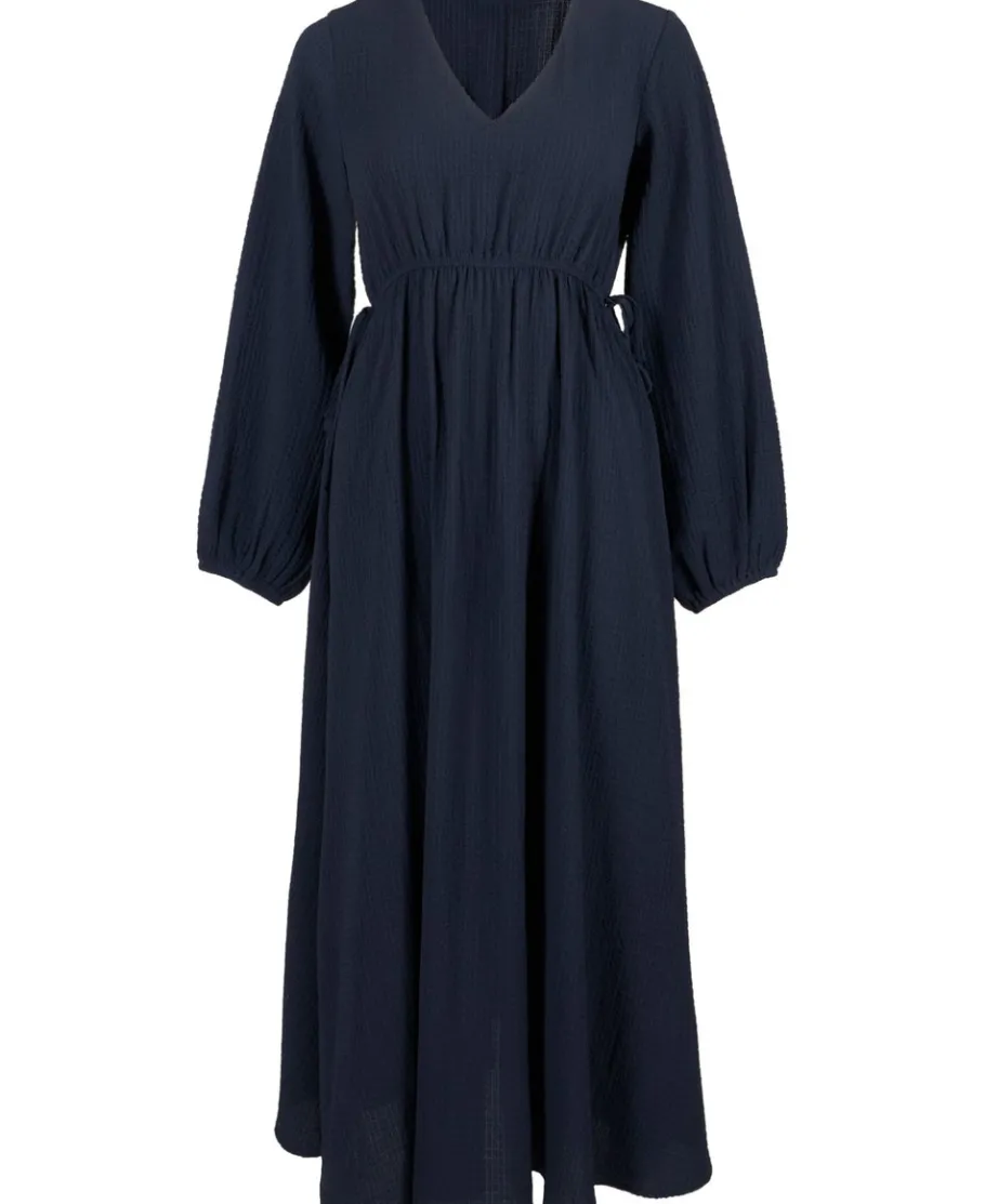 Fashion Women's Textured Tie Waist Dress Women Dresses