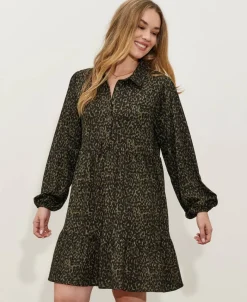 Sale Women's Textured Tier Mini Dress Women Dresses