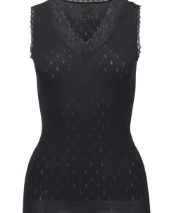 Fashion Women's Thermal Pointelle Vest Women Thermals|Women'S Thermals