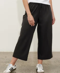 Clearance Women's Tie Waist Culotte Women Pants & Leggings