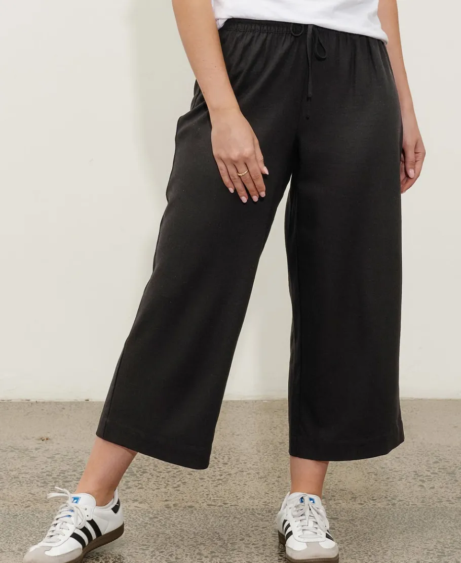 Clearance Women's Tie Waist Culotte Women Pants & Leggings