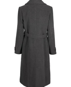 Clearance Women's Tie Waist Longline Coat Women Jackets & Coats