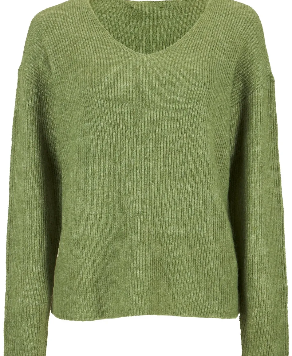 Fashion Women's V-Neck Jumper Women Knitwear