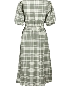 Sale Women's V-neck Puff Sleeve Dress Women Dresses