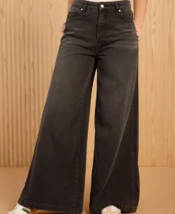 Best Women's Wide Leg Palazzo Jean Women Jeans & Jeggings
