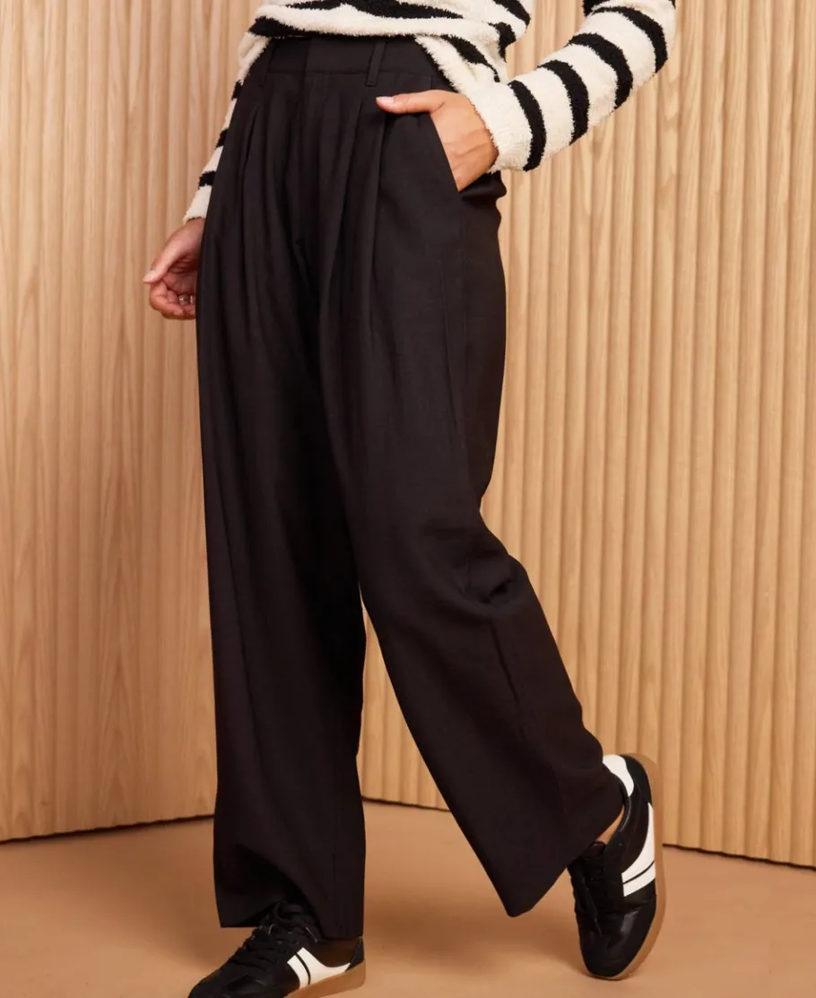 Outlet Women's Wide Leg Tailored Pants Women Pants & Leggings