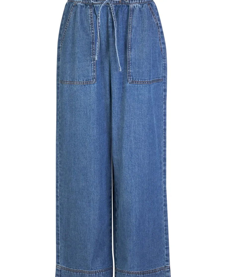 Outlet Women's Wide Leg Tie Waist Jean Women Jeans & Jeggings