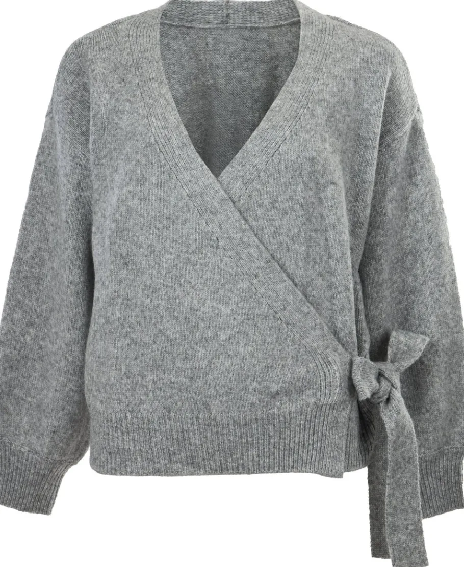 Online Women's Wrap Cardi Women Knitwear