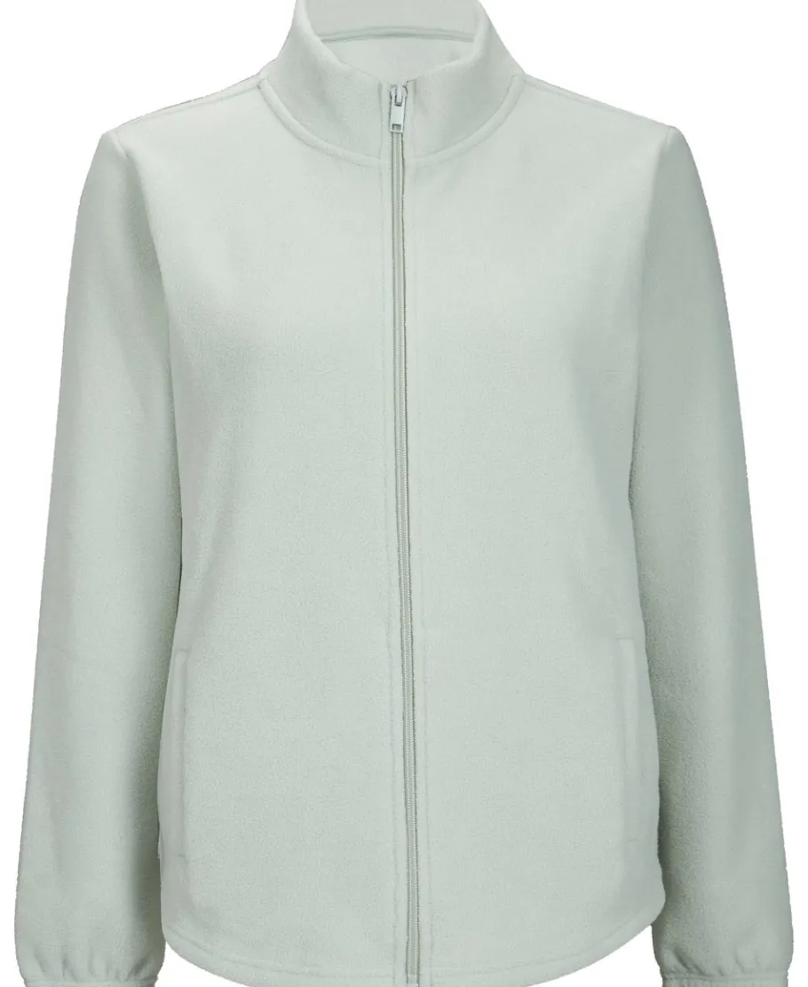 Sale Women's Zip Thru Polar Fleece Jumper Women Sweats & Fleece